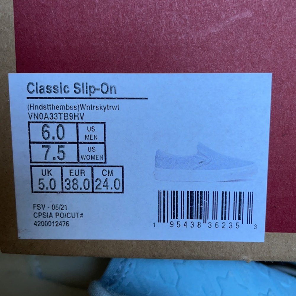 Vans Classic Slip-On Winter Sky/True White WMNS - Picture 16 of 16